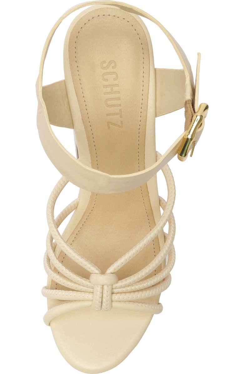 Schutz Mahi Cutout Platform Sandal, Alternate, color,