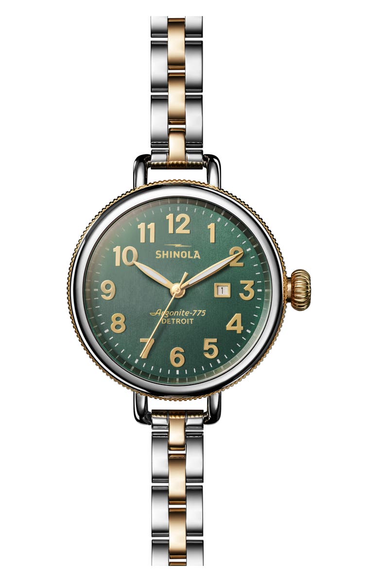 Shinola The Birdy Bracelet Watch, 34mm, Main, color, 