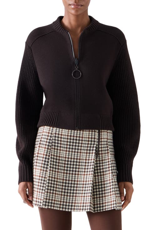 Milano Knit Bomber Cardigan