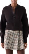 Akris punto Milano Knit Bomber Cardigan