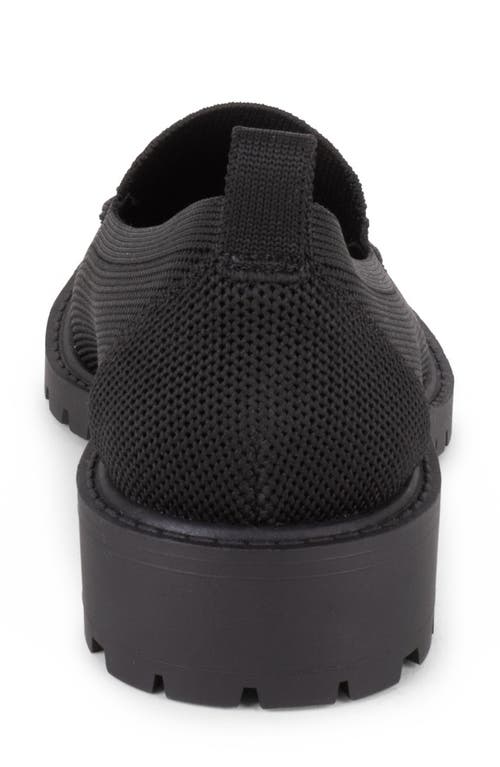 Tahari Siena Knit Loafer In Black