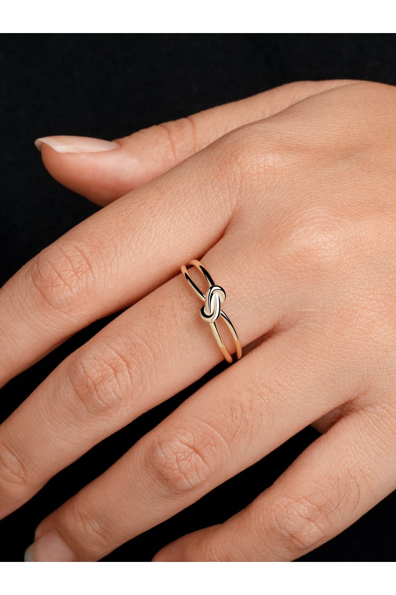 Love Knot Statement Ring in 14K Gold, Alternate, color, Yellow Gold