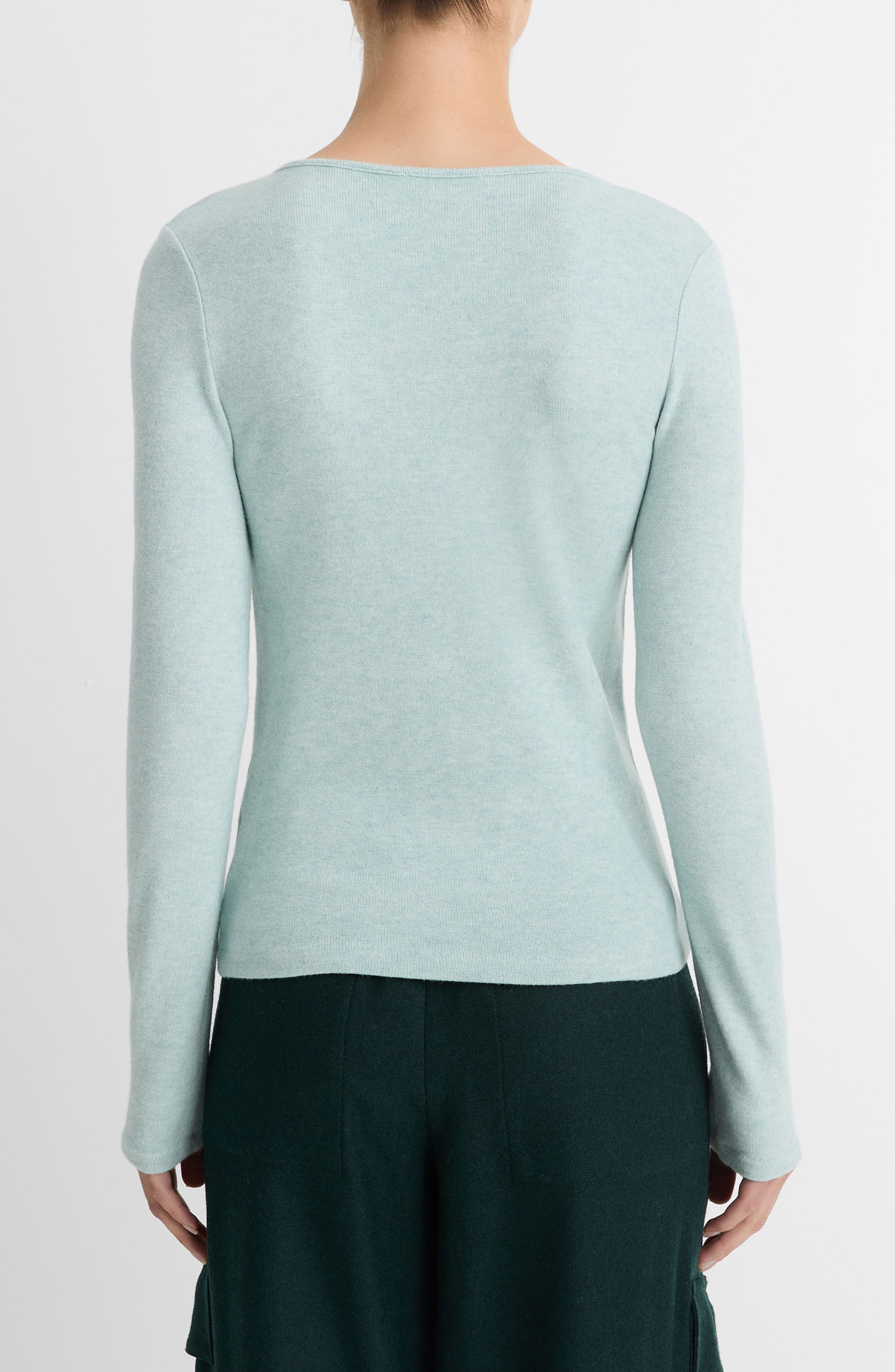 V-Neck Knit Top - image 2