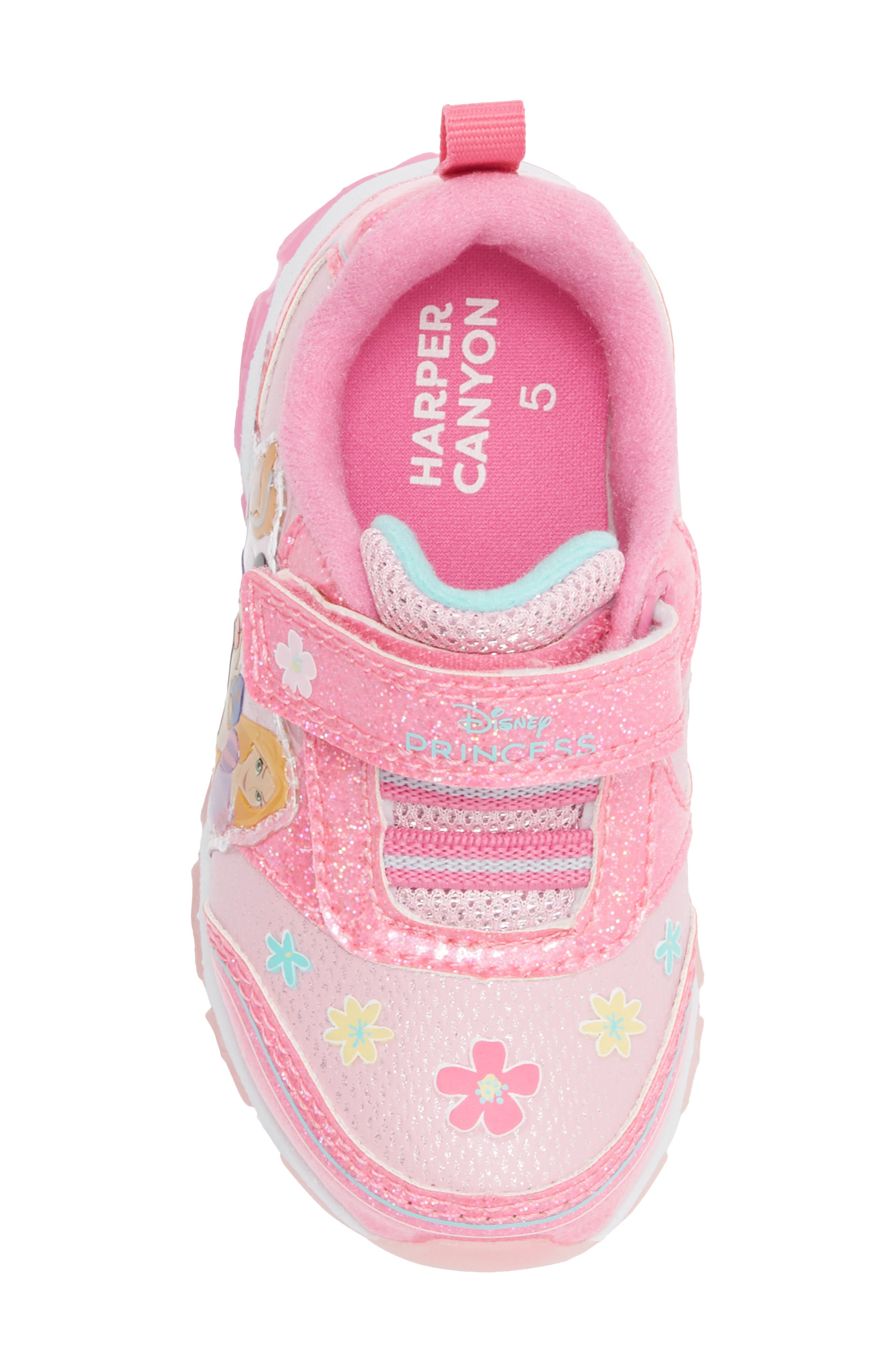 Harper Canyon Kids' x Disney Princess Light-Up Sneaker, Alternate, color, 