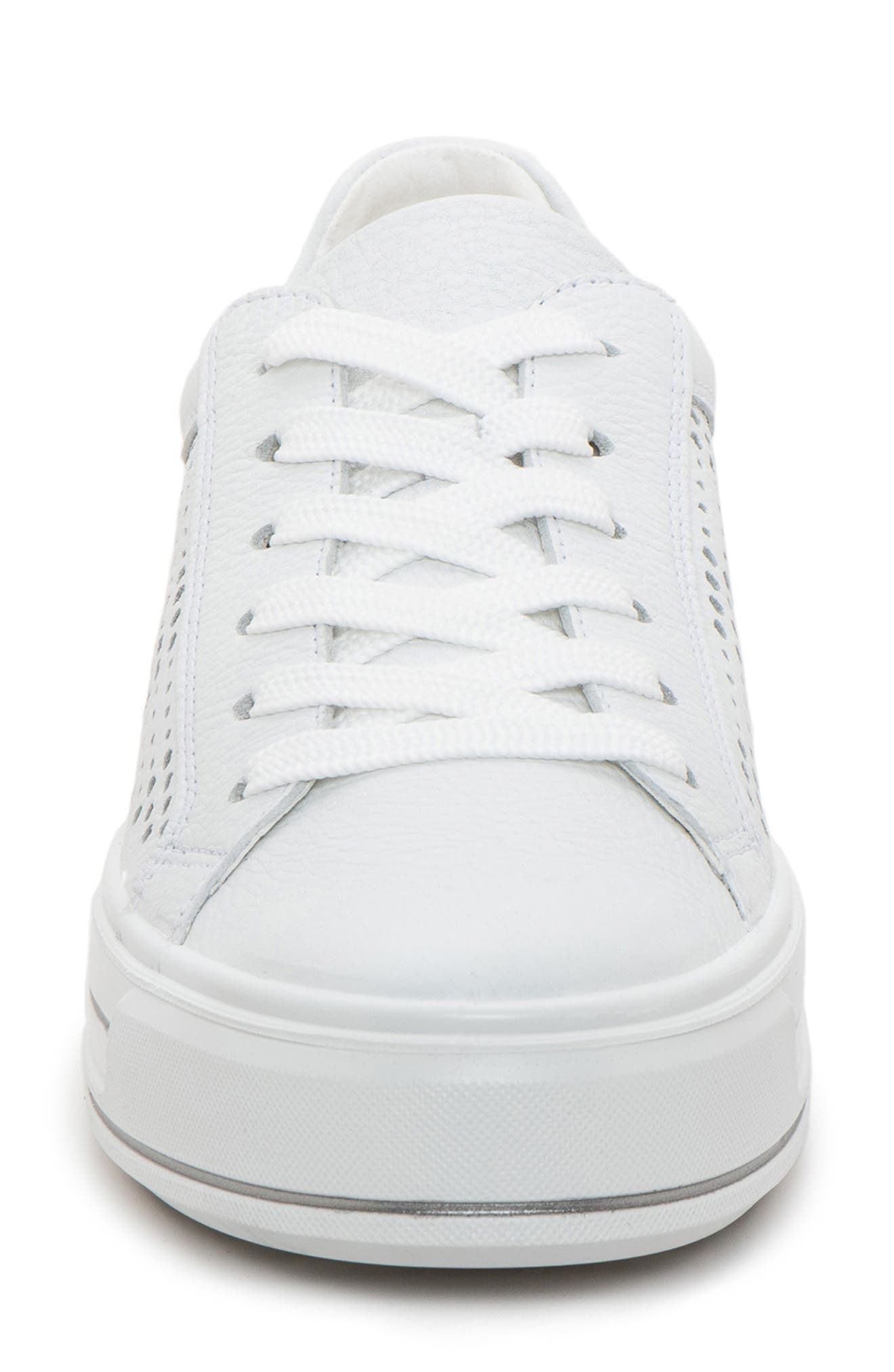 ara Carol Perforated Sneaker, Alternate, color, White