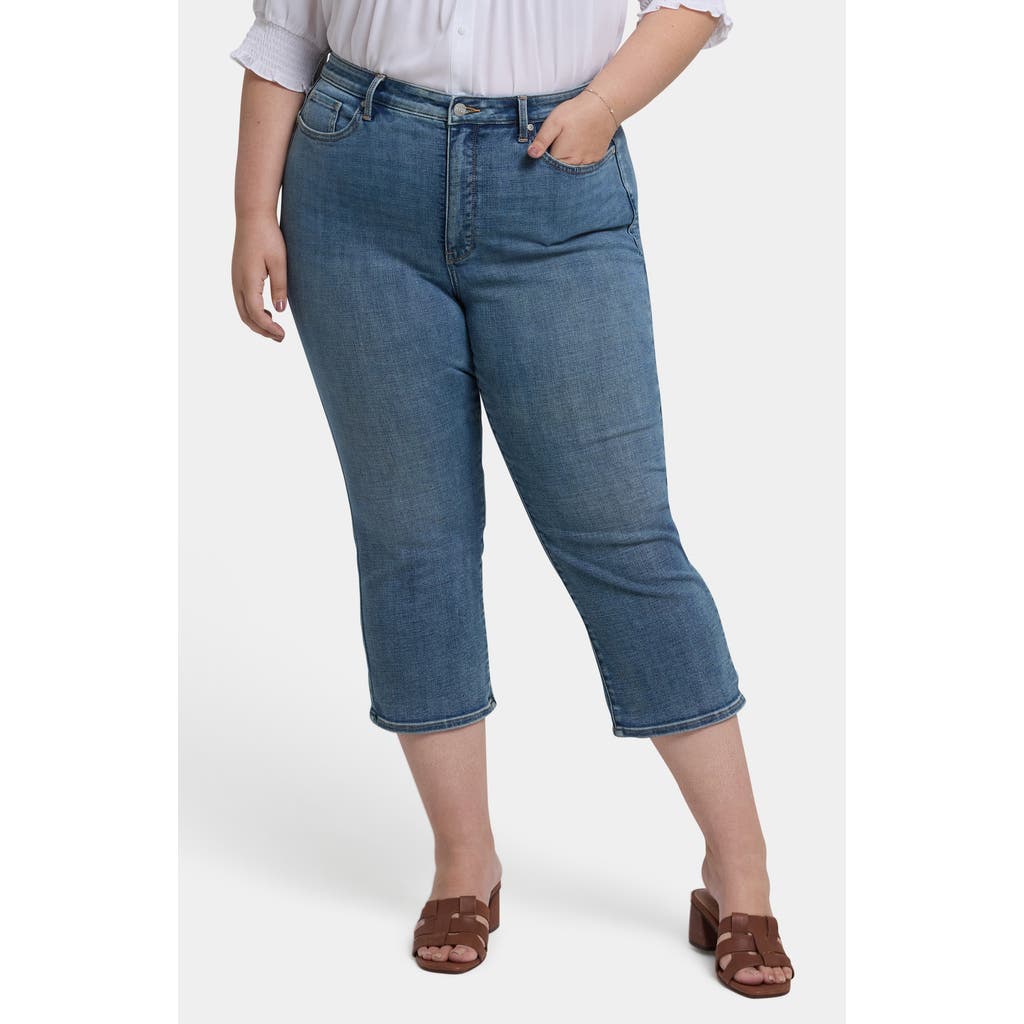 Nydj Joni High Waist Relaxed Capri Jeans In Majorca Bay