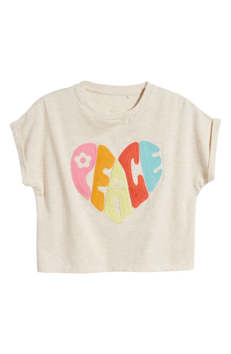 Jessica Simpson Kids' Embroidered Graphic T-Shirt, Main, color, 
