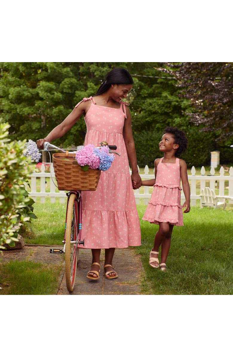 Modern Moments Mommy & Me Sun Dress, Main, color, Pink Raspberries
