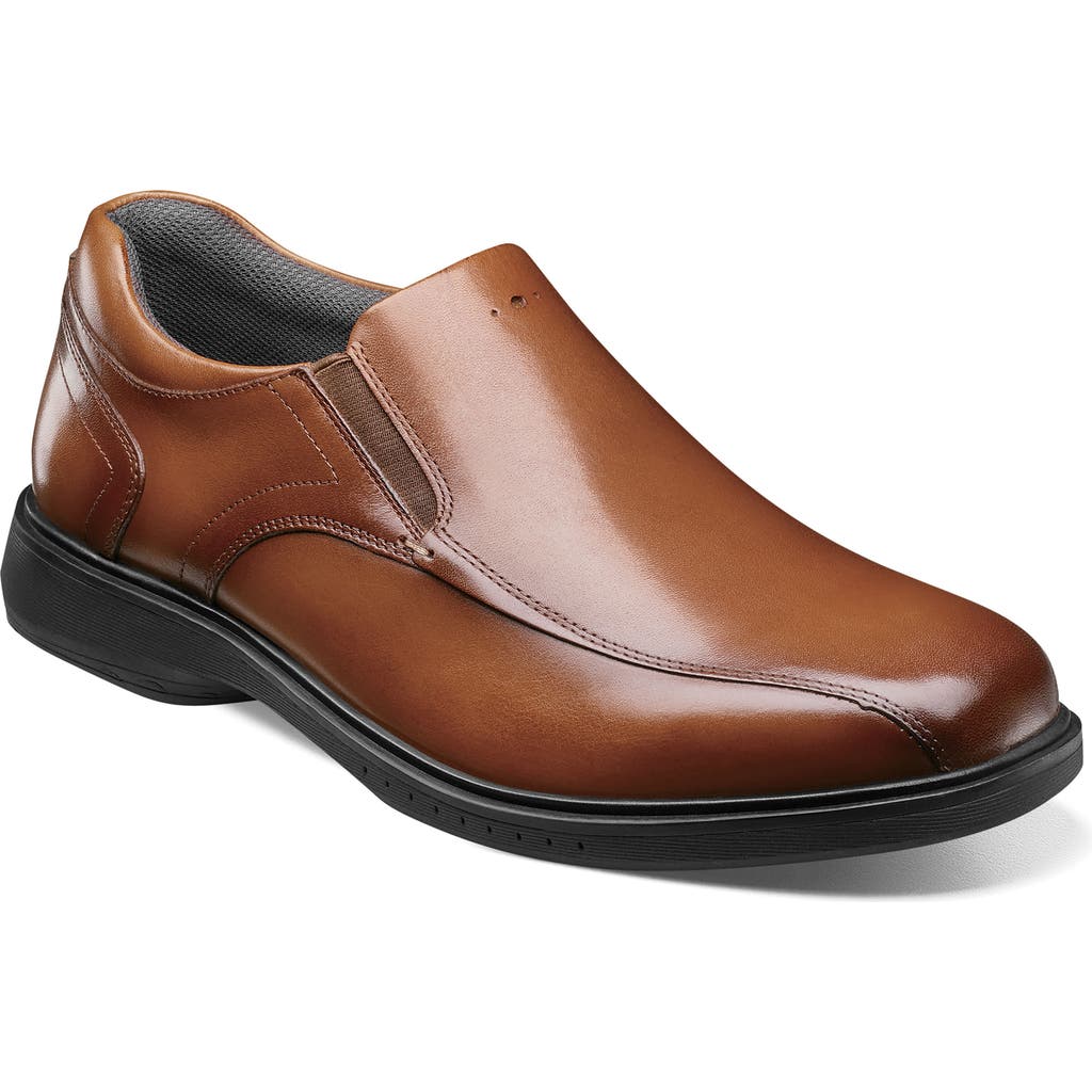Nunn Bush Kore Pro Bike Toe Slip-on In Cognac
