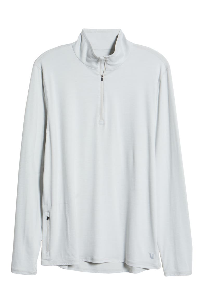 Ease Performance Half Zip Pullover, Alternate, color, DOVE GREY HEATHER