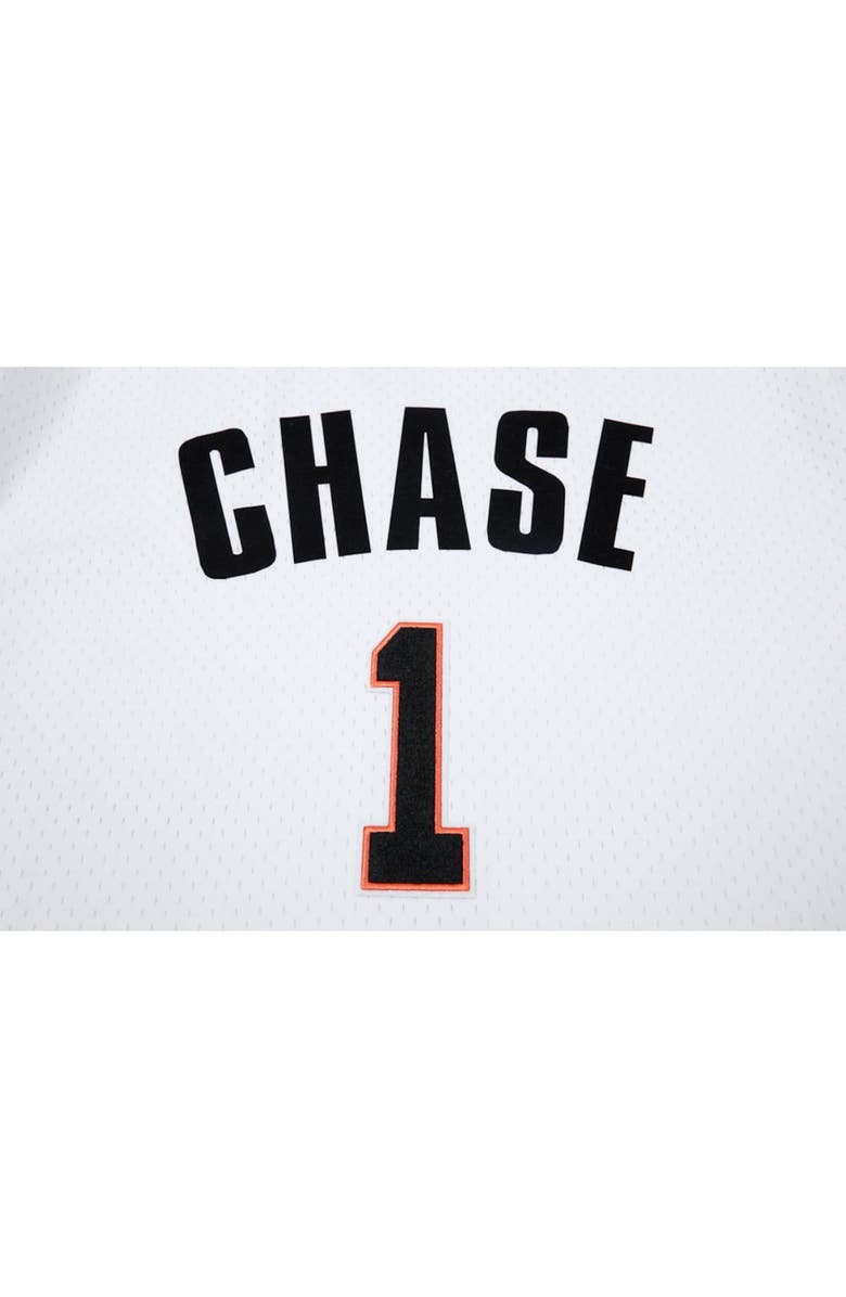 PRO STANDARD Men's Pro Standard Ja'Marr Chase White Cincinnati Bengals Mesh Player Name & Number Top, Alternate, color, White