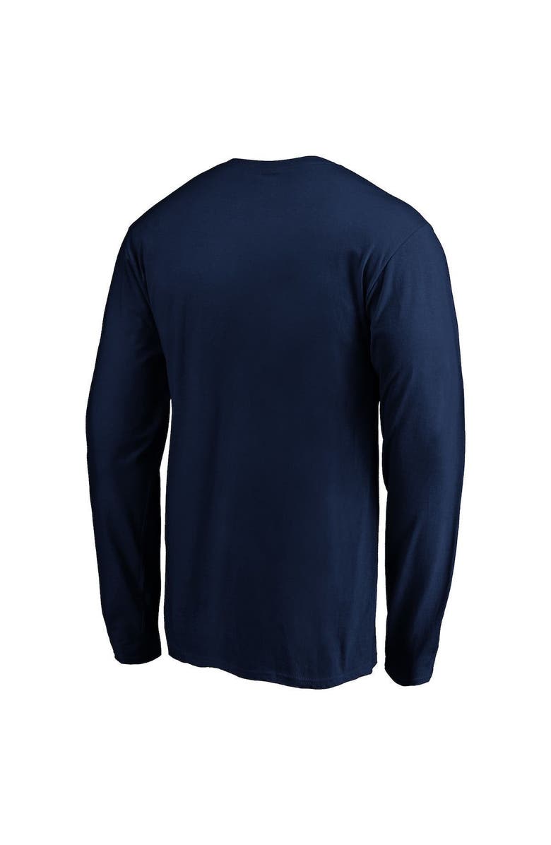 FANATICS Men's Fanatics Branded College Navy Seattle Seahawks Big & Tall Primary Team Logo Long Sleeve T-Shirt, Alternate, color, 