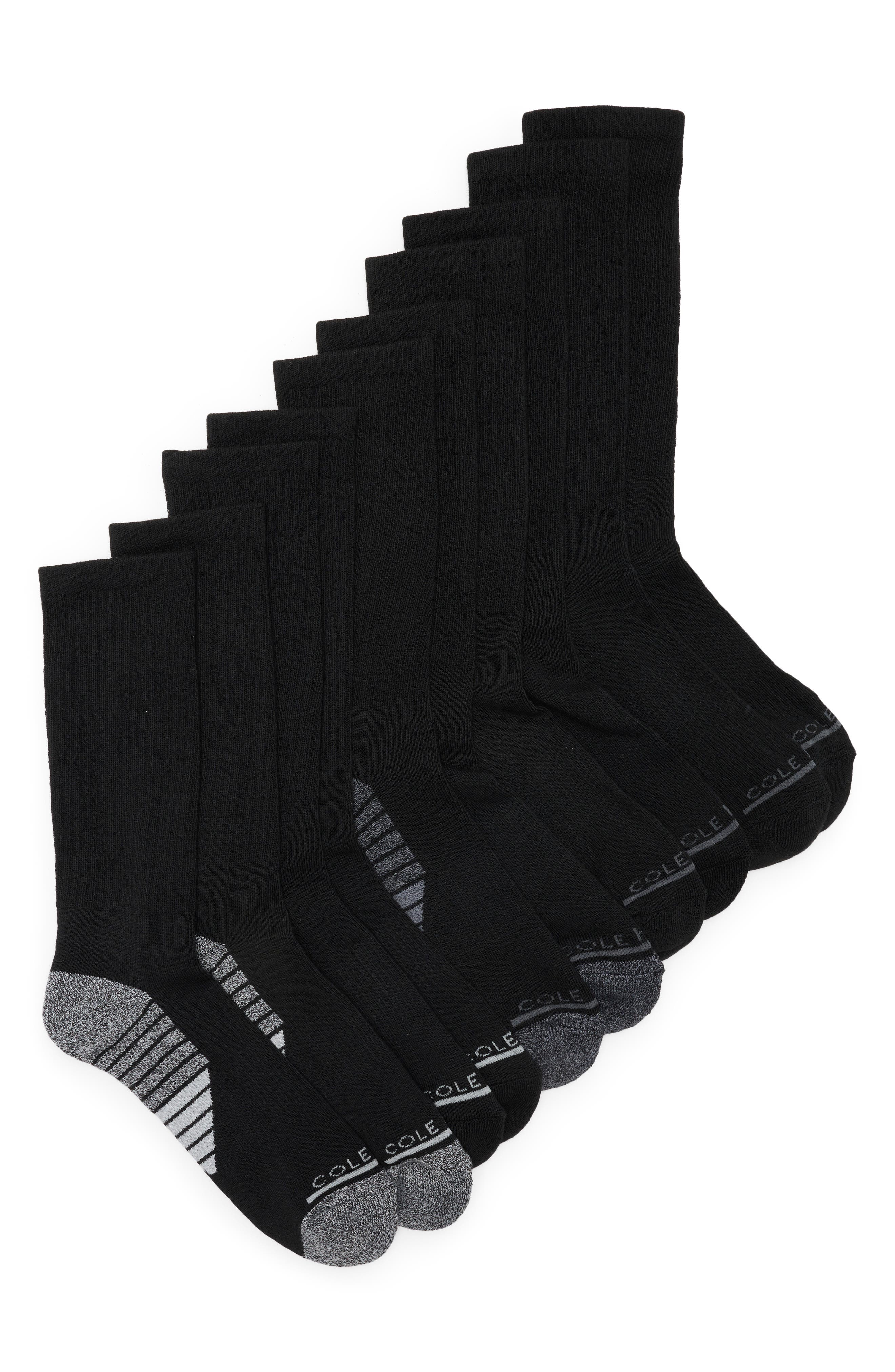 Cole Haan Assorted 5-Pack Terry Athletic Crew Socks