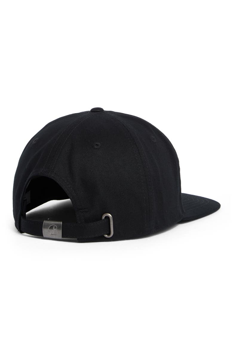 Luggage Label Cotton Twill Ball Cap, Alternate, color, BLACK