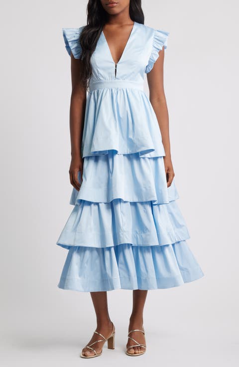 Sister Jane Feria Tiered Midi Dress | Nordstrom