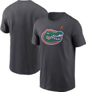 Jordan Brand Men's Jordan Brand Anthracite Florida Gators Primetime Evergreen Logo T-Shirt