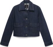 MANGO Crop Denim Jacket