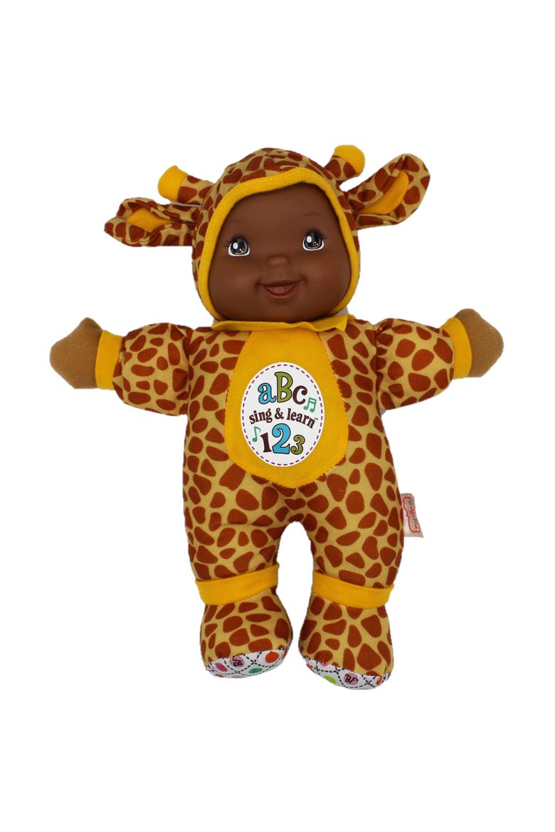 Sing & Learn Giraffe Baby Doll, Main, color, Multicolored