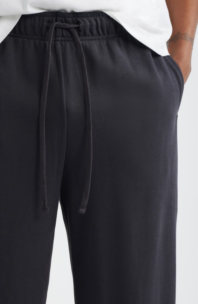 BP. Baggy Cotton Sweatpants, Alternate, color, Black Faded