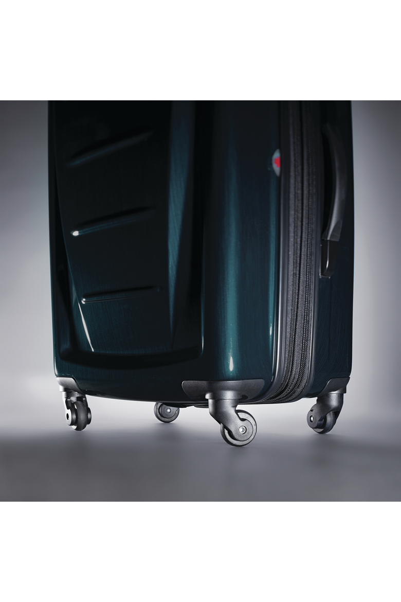 Winfield 2 Hardside Expandable 28" Large Checked Spinner Luggage, Alternate, color, Teal