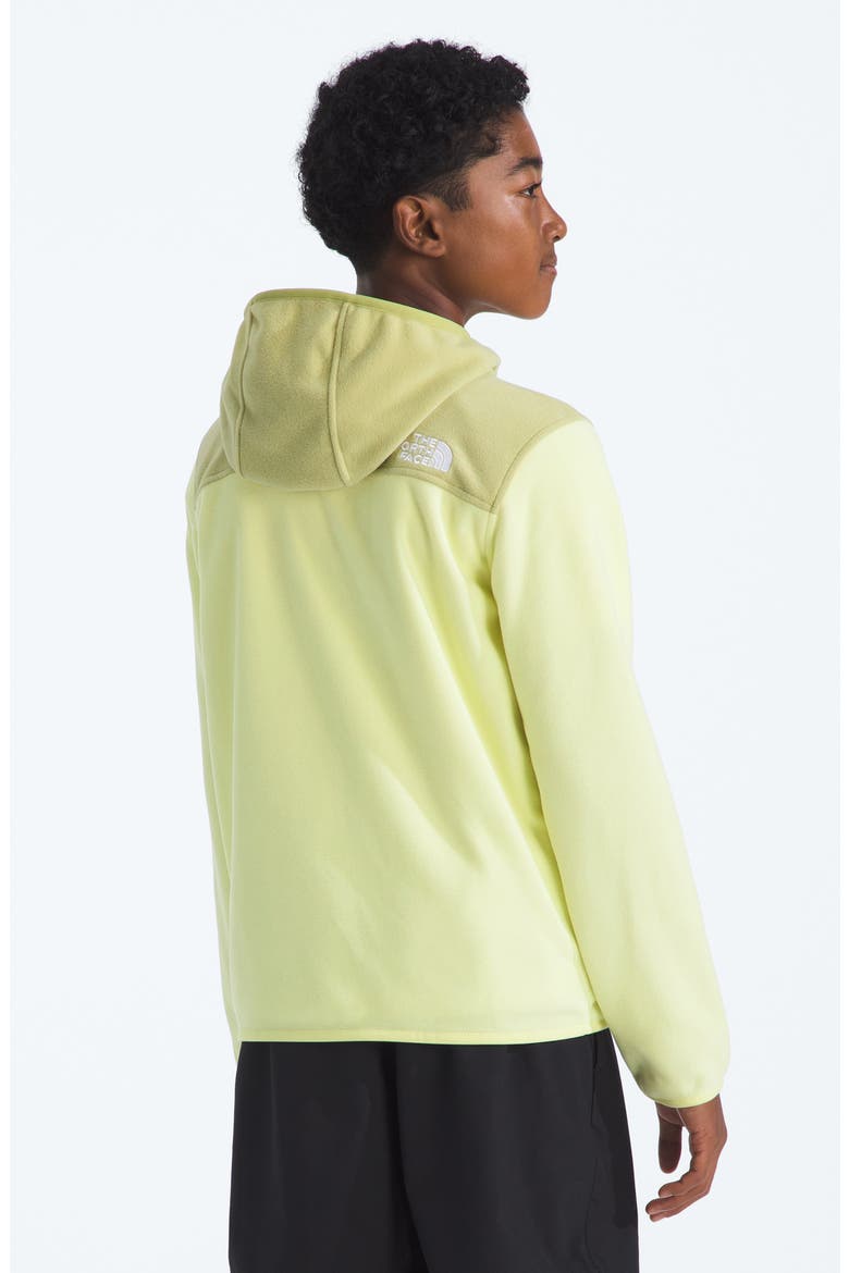 Kids' Glacier Polar Fleece Zip-Up Hoodie, Alternate, color, LEMON MIST/ PEAR
