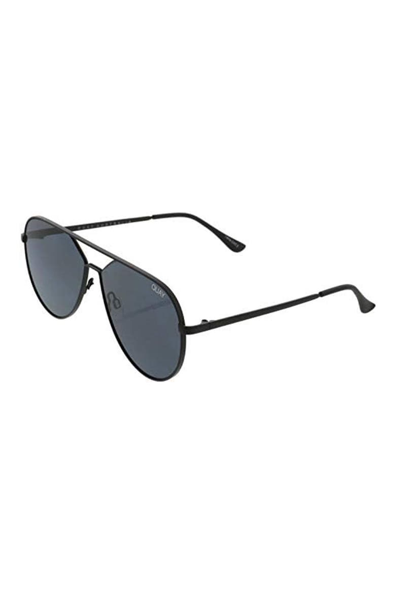 Australia Hold Please 55mm Aviator Sunglasses, Alternate, color, BLACK/SMOKE 2
