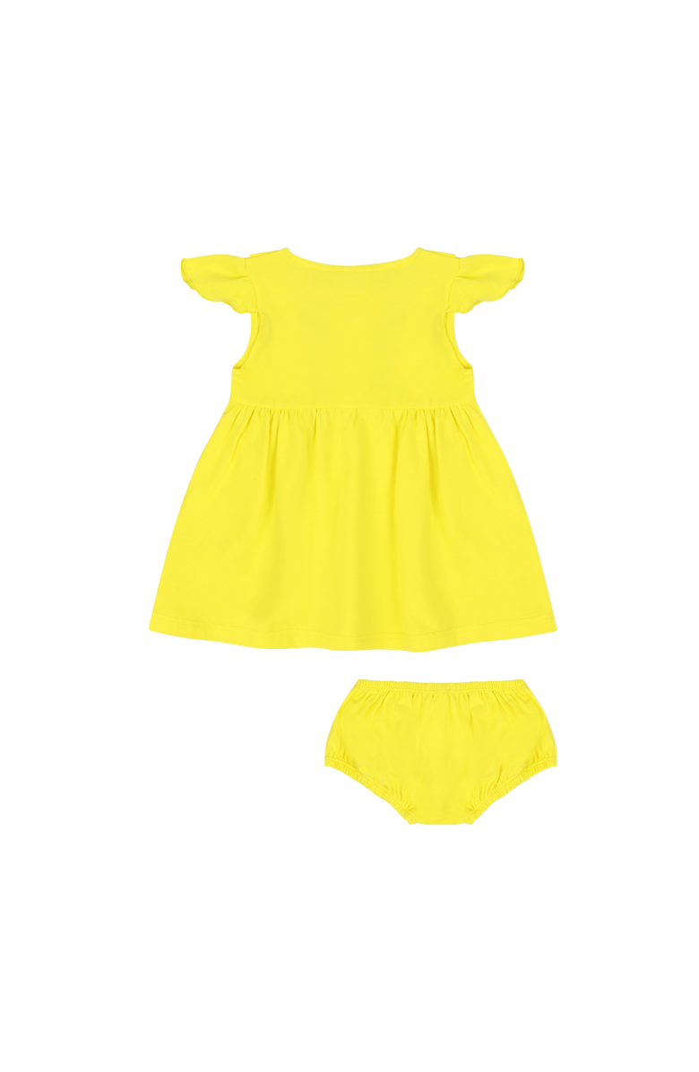 Mixed Up Clothing Baby Vestito Dress Set, Alternate, color, Blazing Yellow