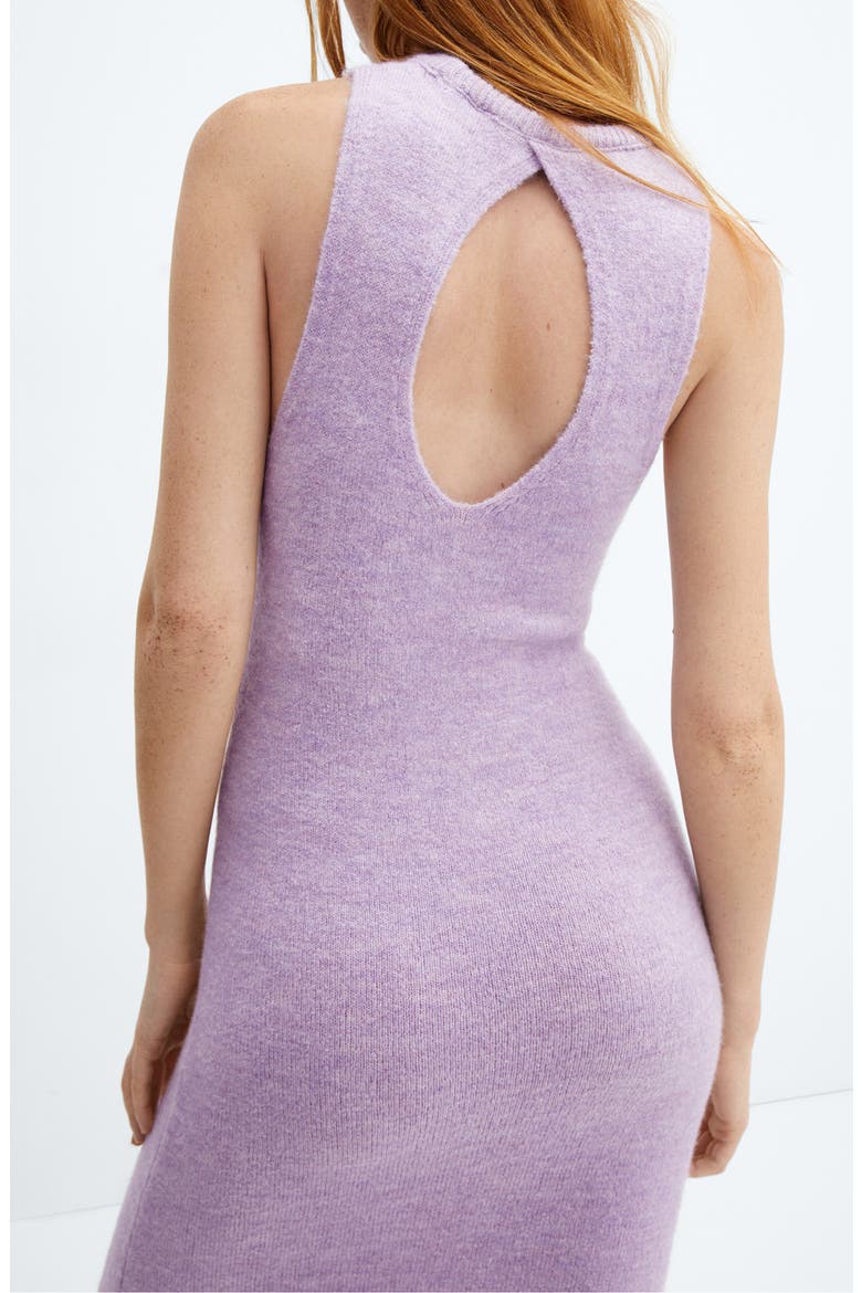 Sleeveless Knit Midi Dress, Alternate, color, LIGHT/ PASTEL PURPLE