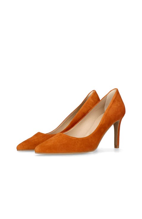 Suede Pointed Toe Pump