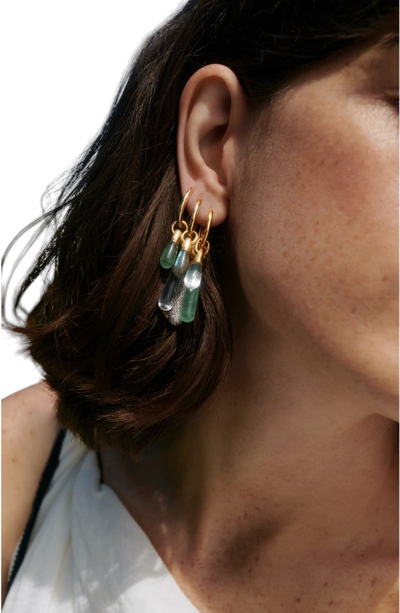 PDPAOLA Rock Crystal Large Drop Pendant, Alternate, color, Clear Quartz