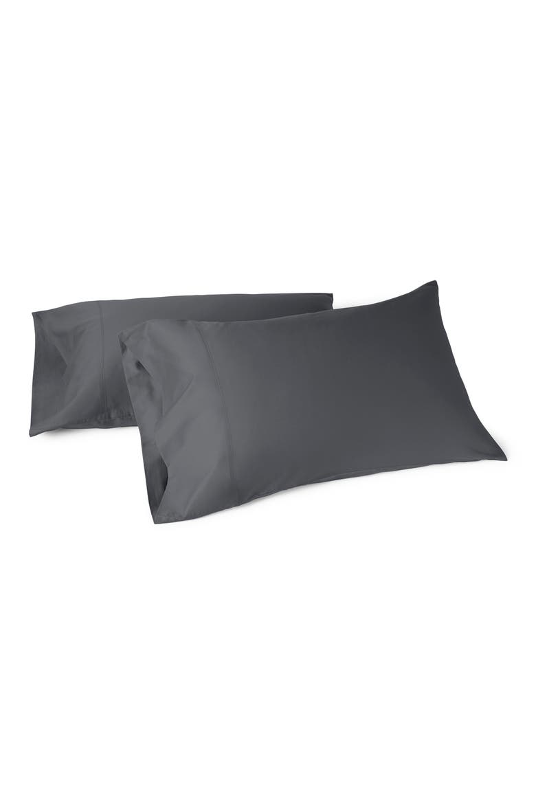 Classic Organic Cotton Sateen Pillowcases, Main, color, GRAPHITE