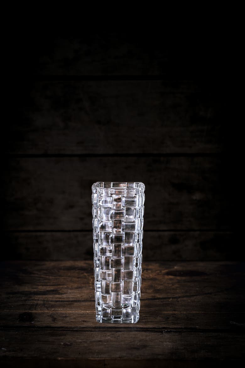 Bossa Nova 6.3" Vase, Alternate, color, Clear