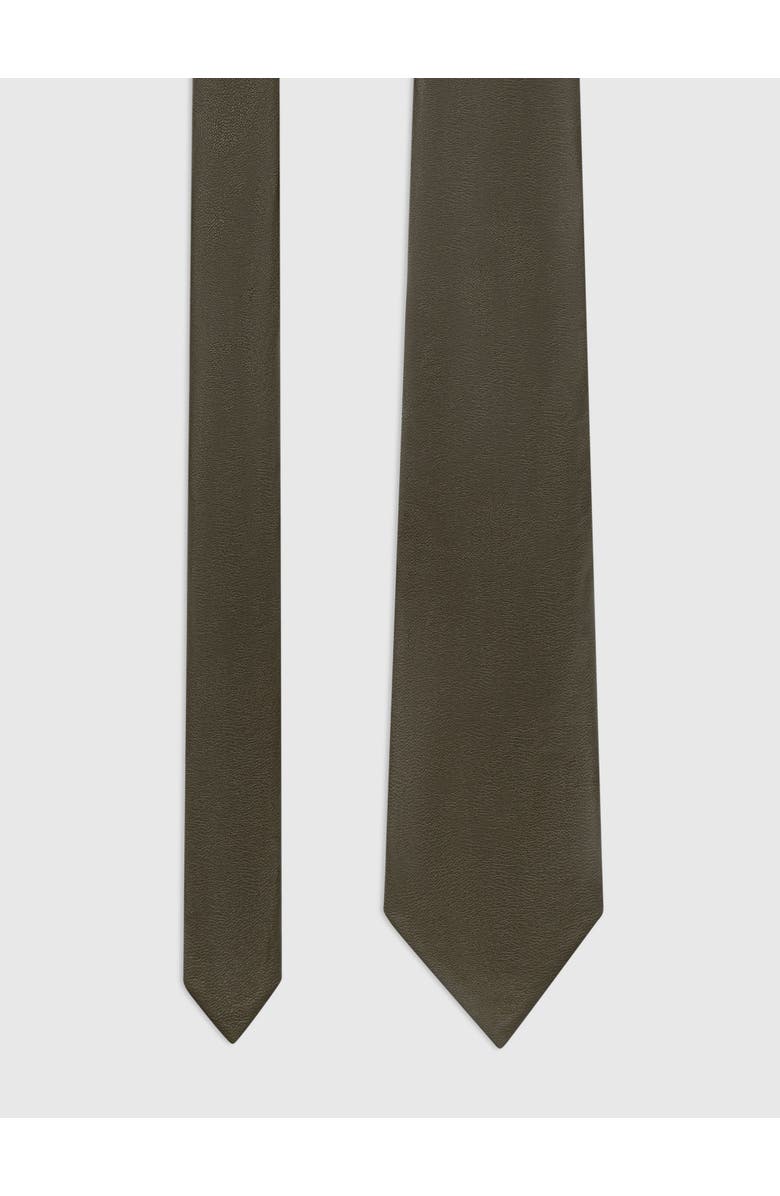 Manière De Voir Ash Leather Tie, Alternate, color, Dark Sage