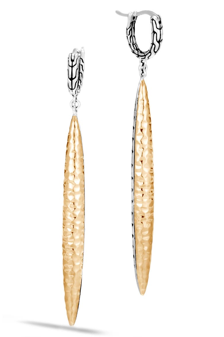 Classic Chain Drop Earrings, Main, color, SILVER/ GOLD