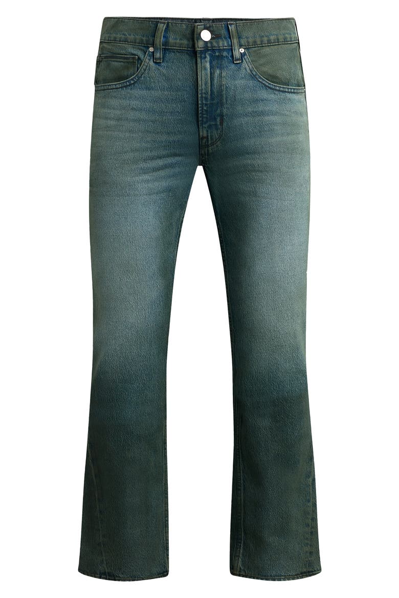 Walker Coated Kick Flare Jeans, Alternate, color, COATED PINE