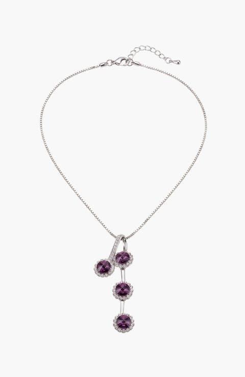 Sunflower Crystal Pendant Necklace