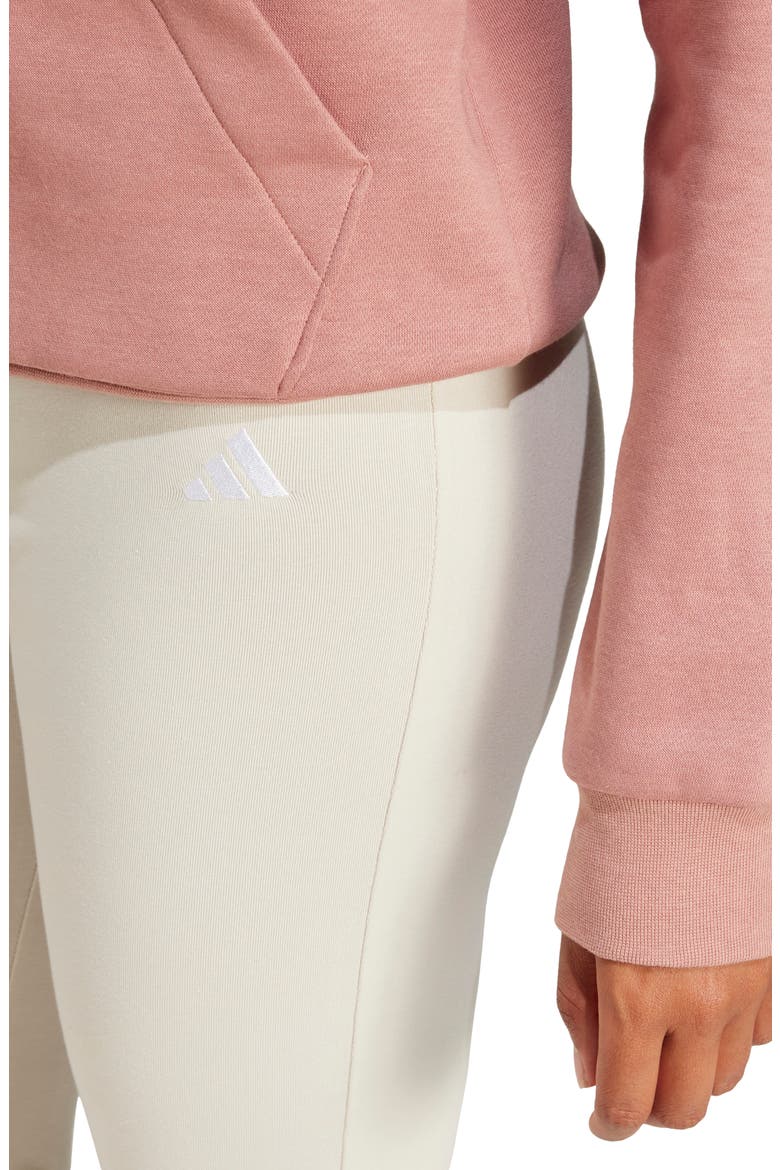 Essentials Small Logo Flared Leggings, Alternate, color, WONDER ALUMINA/ WHITE/