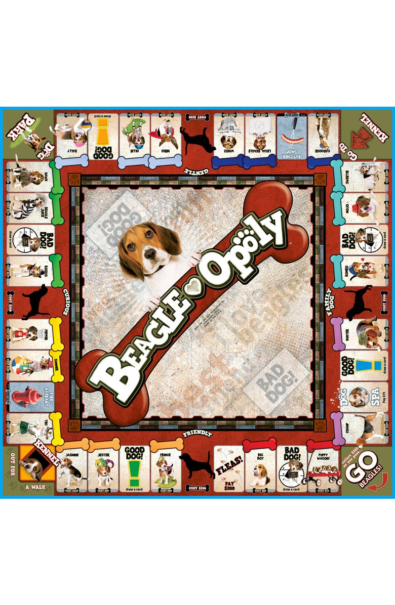 Late for the Sky Beagleopoly Monopoly Board Game, Alternate, color, Multicolored