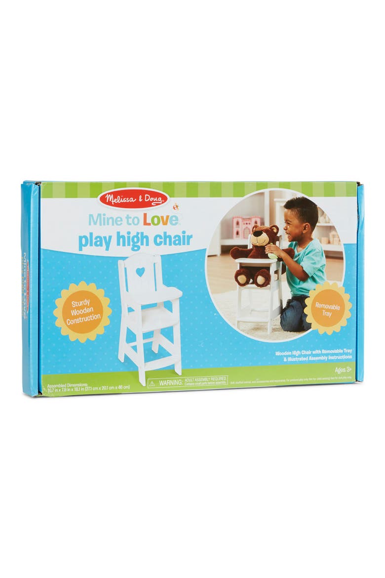 Mine to Love Play High Chair, Alternate, color, WHITE