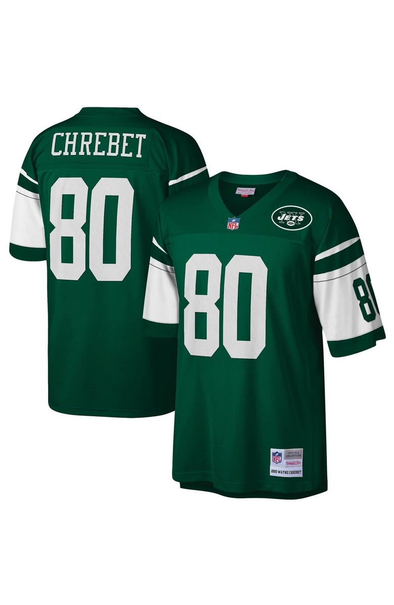 Mitchell & Ness Men's Mitchell & Ness Wayne Chrebet Green New York Jets Legacy Replica Jersey, Alternate, color, 