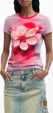 Desigual Floral Graphic T-Shirt