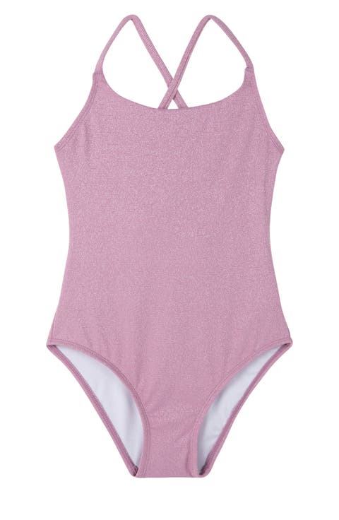 Sparkles Criss Cross Tie Back One Piece