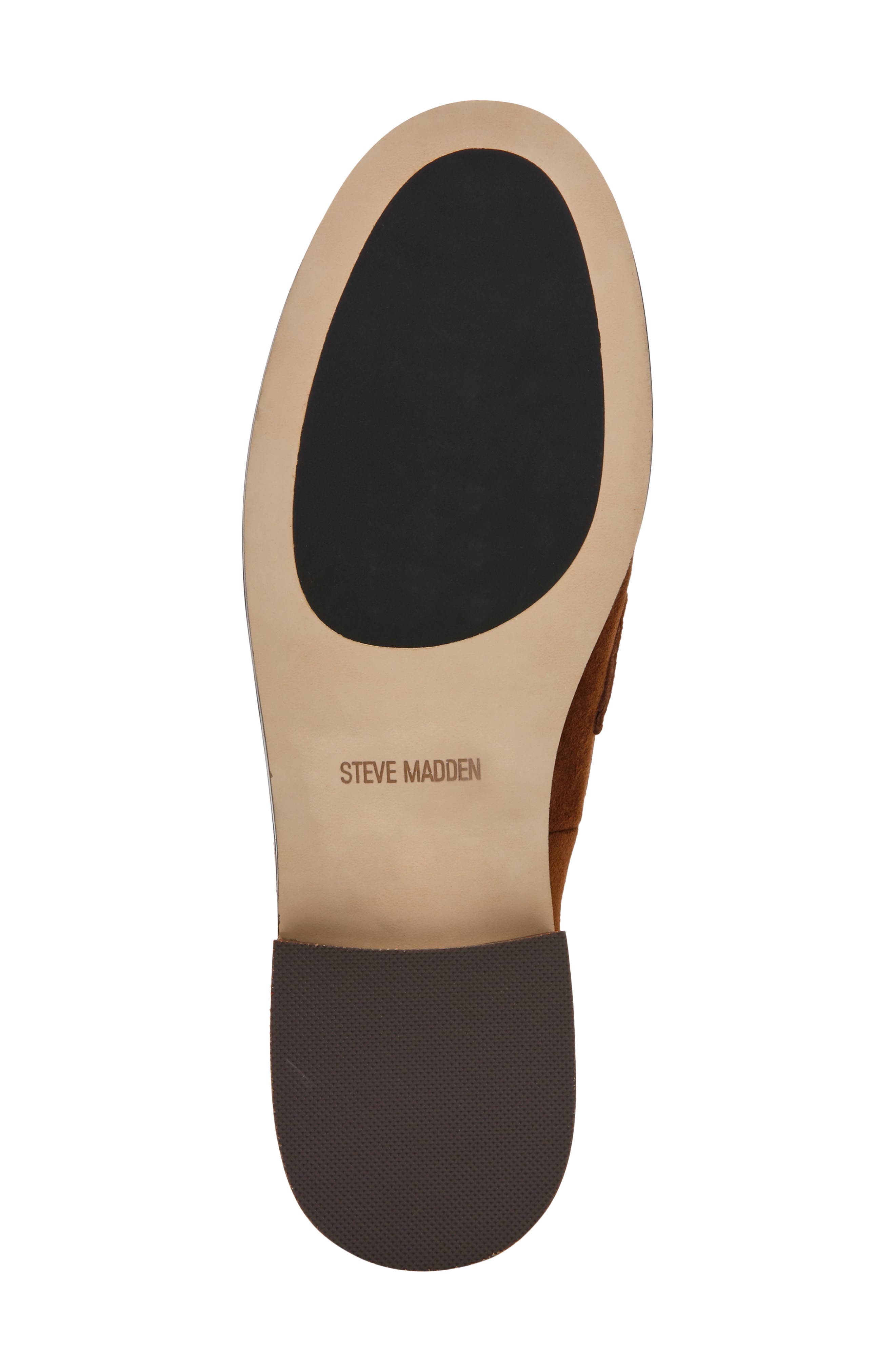 Ronie Leather Loafer, Alternate, color, UMBER SUEDE