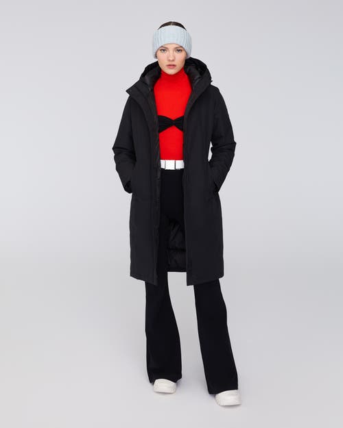 Quartz Co. Fermont | Hooded Down Winter Jacket In Black