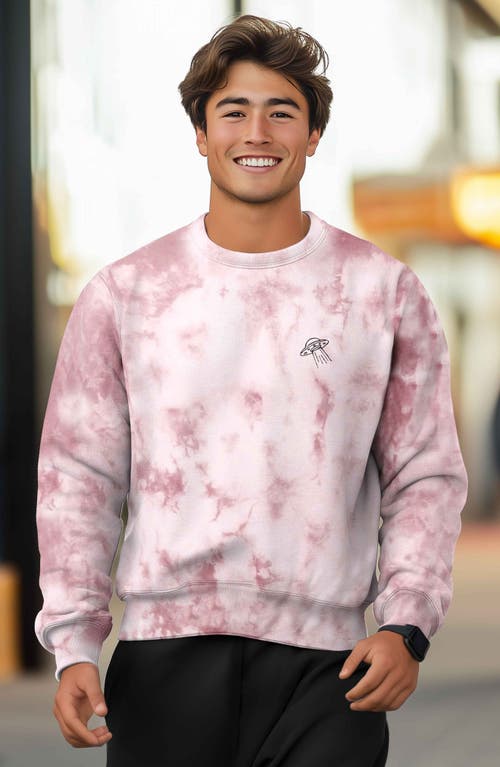 DALIX DALIX UFO TIE DYE CREWNECK SWEATSHIRT 