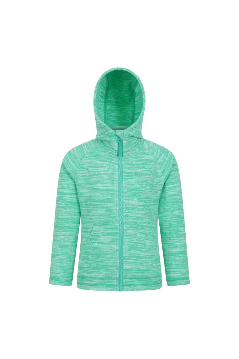 Childrens/Kids Snowdonia II Full Zip Hoodie, Main, color, Green