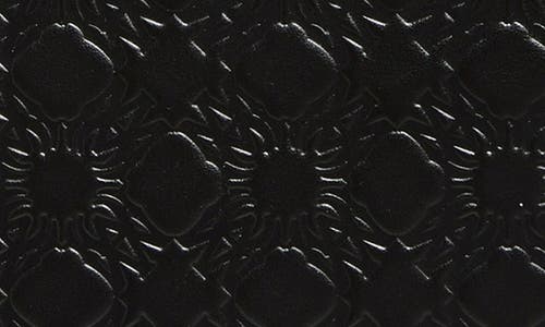 Amiri Small Ma Quad Debossed Leather Tote In Black