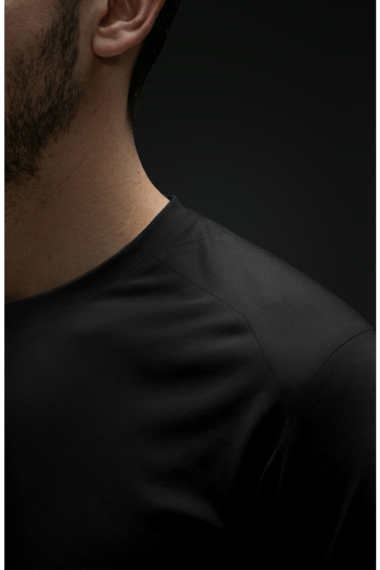 Titan T Shirt - Crew Neck, Alternate, color, Obsidian (Black)