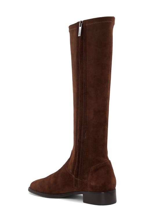 Aquatalia Sabrena Water Resistant Knee High Boot In Brown