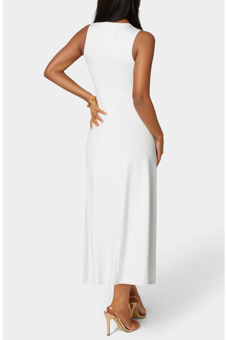 Ribbed A-Line Maxi Tank Dress, Alternate, color, IVORY